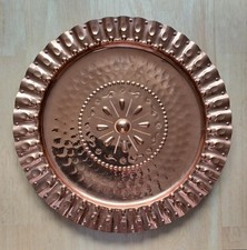 Wandteller aus Kupfer ca. 29cm