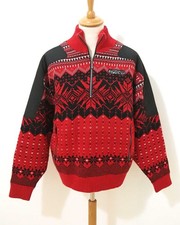 Island Norweger Windstopper Strick Pullover Größe 50 Herren P212