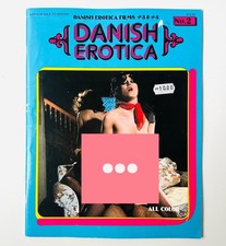 Danish Erotica No 2. 1980 Nude Akt Sexy Vintage Zeitschrift Erotic Magazine
