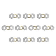 10pcs Einzelnrichtung F8-22M Axialkugellager 8 mm x 22 mm x 7 mm Chromstahl