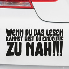 Auto Aufkleber "Wenn du das