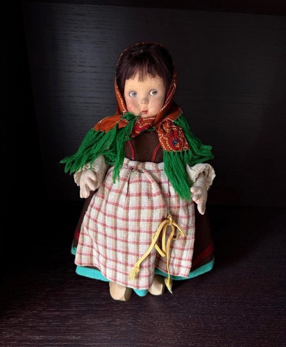 Antike leinenpuppe 40er - leinenpuppe,