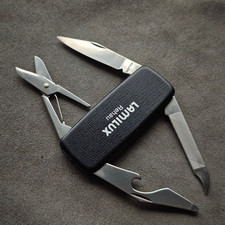 Kleines Schwarzes Taschenmesser Lamilux Rehau Multifunktion Schere Feile