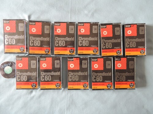 11x basf c60 audio tape - basf,