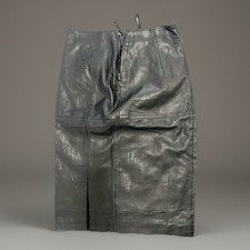 Schwarzer Lederrock ULI KNECHT