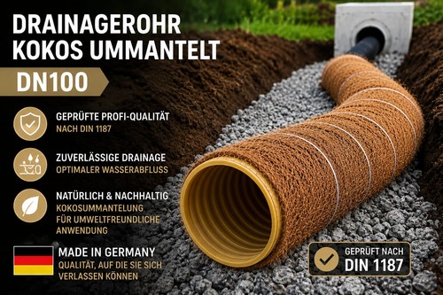 Dn100 kokosdrainage - dn100,
