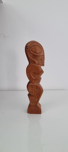 Tiki figurine holzskulptur - tiki,