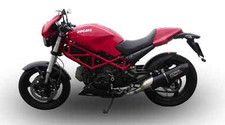 Auspuffanlage GPR Furore Schwarz Ducati Monster 600-620-695-750-900-1000 Alle Bj