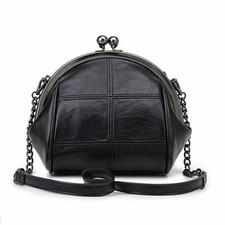 Women’s Black PU Leather