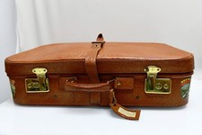 Alter Koffer geprägtes LEDER