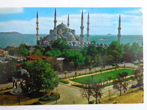 Postkarte gelaufen istanbul - postkarte,