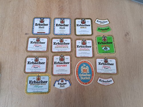 Bieretiketten erbacher - ☆☆bieretiketten,