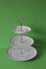 dreistöckige Etagere Teller