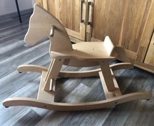 Kinder Schaukelpferd aus Holz Buche massiv  neuwertig    ,, Top ,,