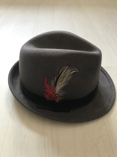Hut filz grau oktoberfest - hut,