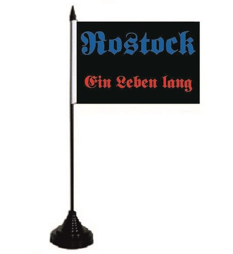 Tischflagge rostock ein - ein, leben