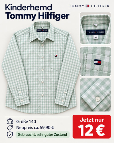 Kinderhemd tommy hilfiger - kinderhemd,
