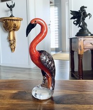 Glasfigur Vogel Kranich