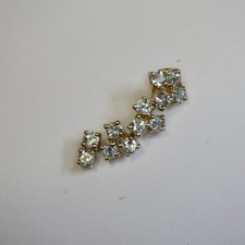 Aquamarin Kettenanhänger 585 Gold, 24 mm = 1,7 g