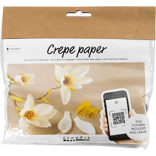 Mini kreativ set - mini, krepppapier