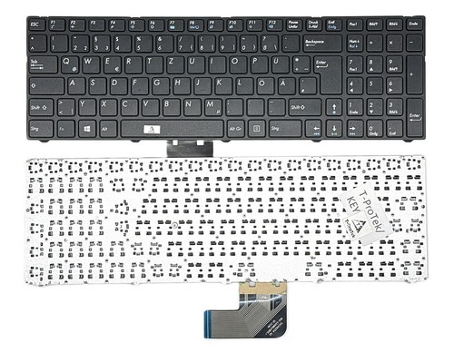 Deutsche schwarz tastatur - schwarz,