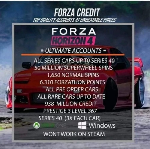Forza horizon max guthaben - -,