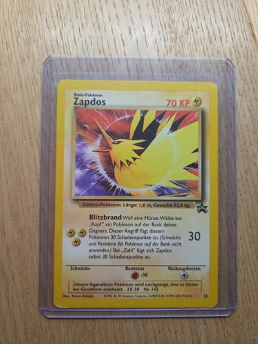 Pokémon karte zapdos - zapdos, 23