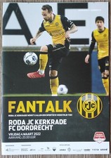 Programm Niederlande 4.3.2022 Roda JC Kerkrade - FC Dordrecht