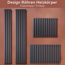 Design Röhren Heizkörper Bad