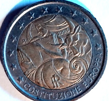 2-Euro Münze, Costituzione Europea, 2005, Italien, Gedenkmünze - sehr schön