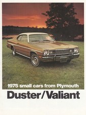 PLYMOUTH DUSTER VALIANT Coupe Sedan Prospekt Brochure 1975 USA 97