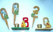 Kinder Geburtstag Kerzenhalter Holz Ente Entchen Blume 50 Jahre Holz 2 8 9 Jahre