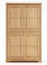 Massivholz Highboard Kiefer massiv gelaugt geölt Wohnzimmer vorrats schrank holz