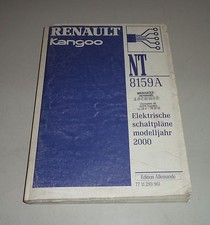 Werkstatthandbuch Elektrik / Elektrische Schaltpläne Renault Kangoo - 2000