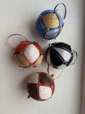 Vintage Stoffkugeln Konvolut