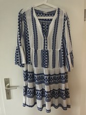 Griechisches Kleid L Blau