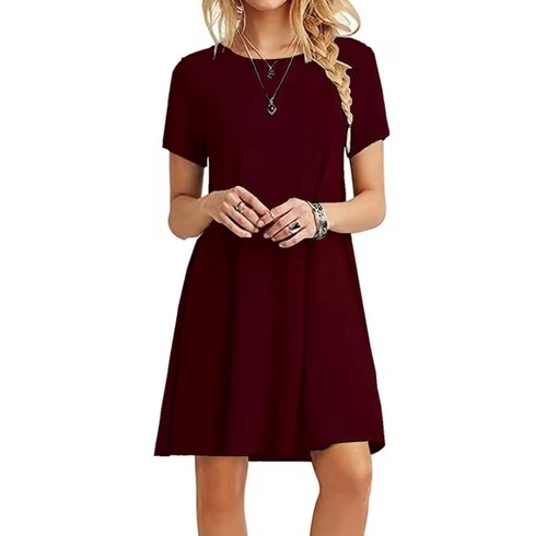 Damen sommerkleid kurzarm - damen,