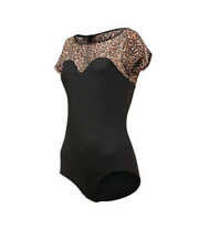 Body schwarz 38 leopard UVP