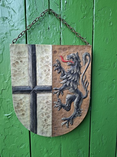 Wappen antik holz - holz, rhein
