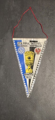 Pokalfinale 1975 wimpel msv - wimpel,