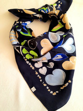 Seiden Damen Tuch/Schal 90x90