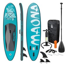 B-Ware Surfboard Stand Up SUP Board Maona Paddelboard aufblasbar Türkis 308cm