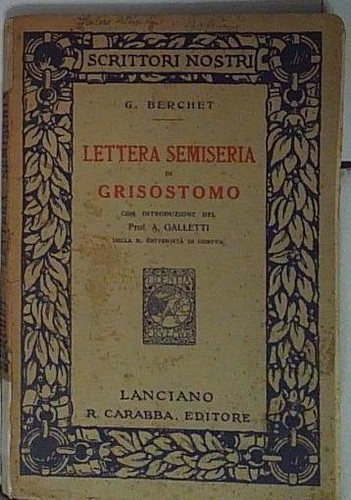 Berchet halbbrief von - halbbrief,