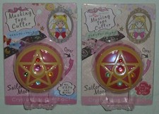 2x Sailor Moon Masking Tape Cutter Crystal Star Compact Brosche Glitter + Pearly