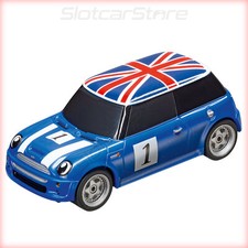 Carrera First 65016 Mini Cooper S No.1 "Blue" (Blau) 1:50 Auto Slotcar