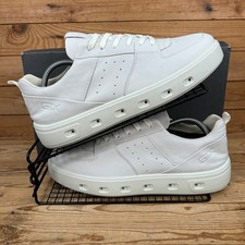 Ecco Turnschuhe Damen Gr. UK 8 Street 720 weiß weiches Leder GTX wasserdicht Schuhe