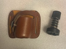 Akah Speedloader Holster Leder Schnellader für Revolver S & W  36 , 37 , 38