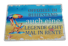 Blechschild 30x20 cm Offiziell