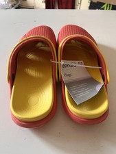 Esmara Classic Clogs für Herren -  rot & gelb, EU 40/41 (wie Crocs)