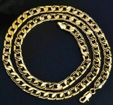 ! 29g ! 750 Gold Kette vergoldet 7mm  Panzerkette 750 Gold 18K Damen Herren 